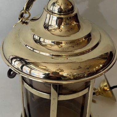 Early 20th century brass round lantern Ciara 1910-20 - Image 2