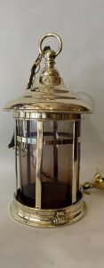 Early 20th century brass round lantern Ciara 1910-20